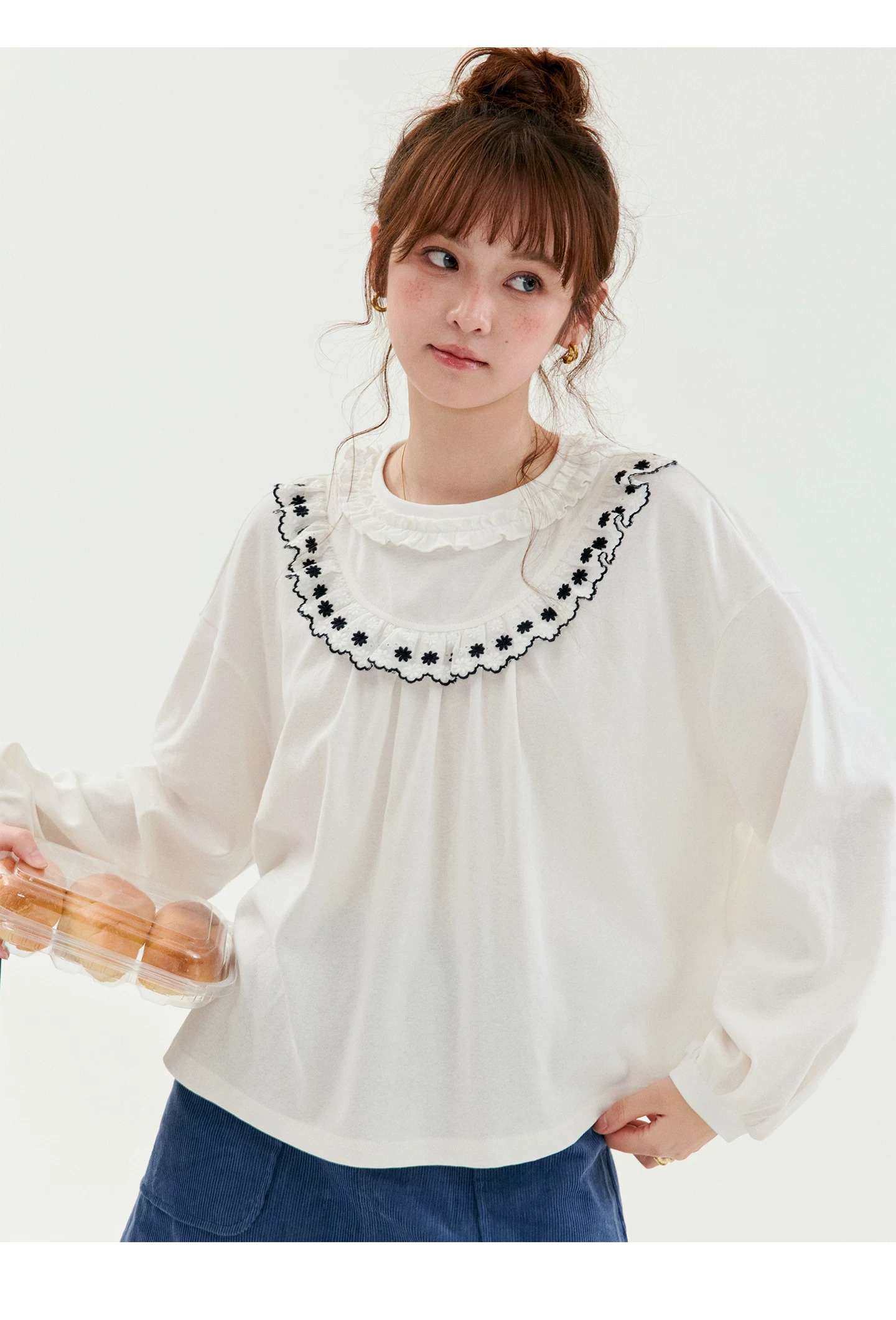 法式拼接蕾絲寬鬆長袖襯衫女秋季新款少女感上衣,法式拼接蕾絲寬鬆長袖襯衫女秋季新款少女感上衣,HBFW1031,法式拼接蕾絲寬鬆長袖襯衫女秋季新款少女感上衣,蕾絲拼接,舒適面料
