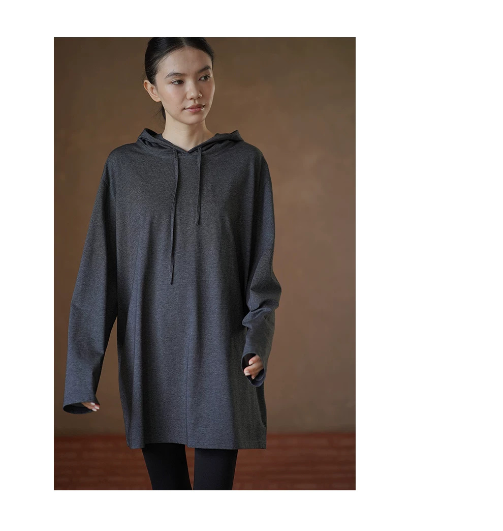 自然花紗交錯寬鬆顯瘦直筒H型休閒連帽短版垂感洋裝女,自然花紗交錯寬鬆顯瘦直筒H型休閒連帽短版垂感洋裝女,HBFW7020,自然花紗交錯寬鬆顯瘦直筒H型休閒連帽短版垂感洋裝女,寬鬆休閒,直筒顯瘦
