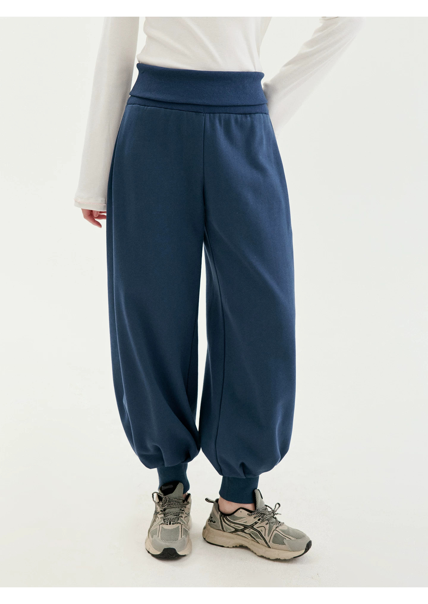 美式高腰純棉束腳休閒衛褲女秋新款小眾寬鬆長褲,美式高腰純棉束腳休閒衛褲女秋新款小眾寬鬆長褲,HBFW3006,美式高腰純棉束腳休閒衛褲女秋新款小眾寬鬆長褲,束腳褲型,全棉面料