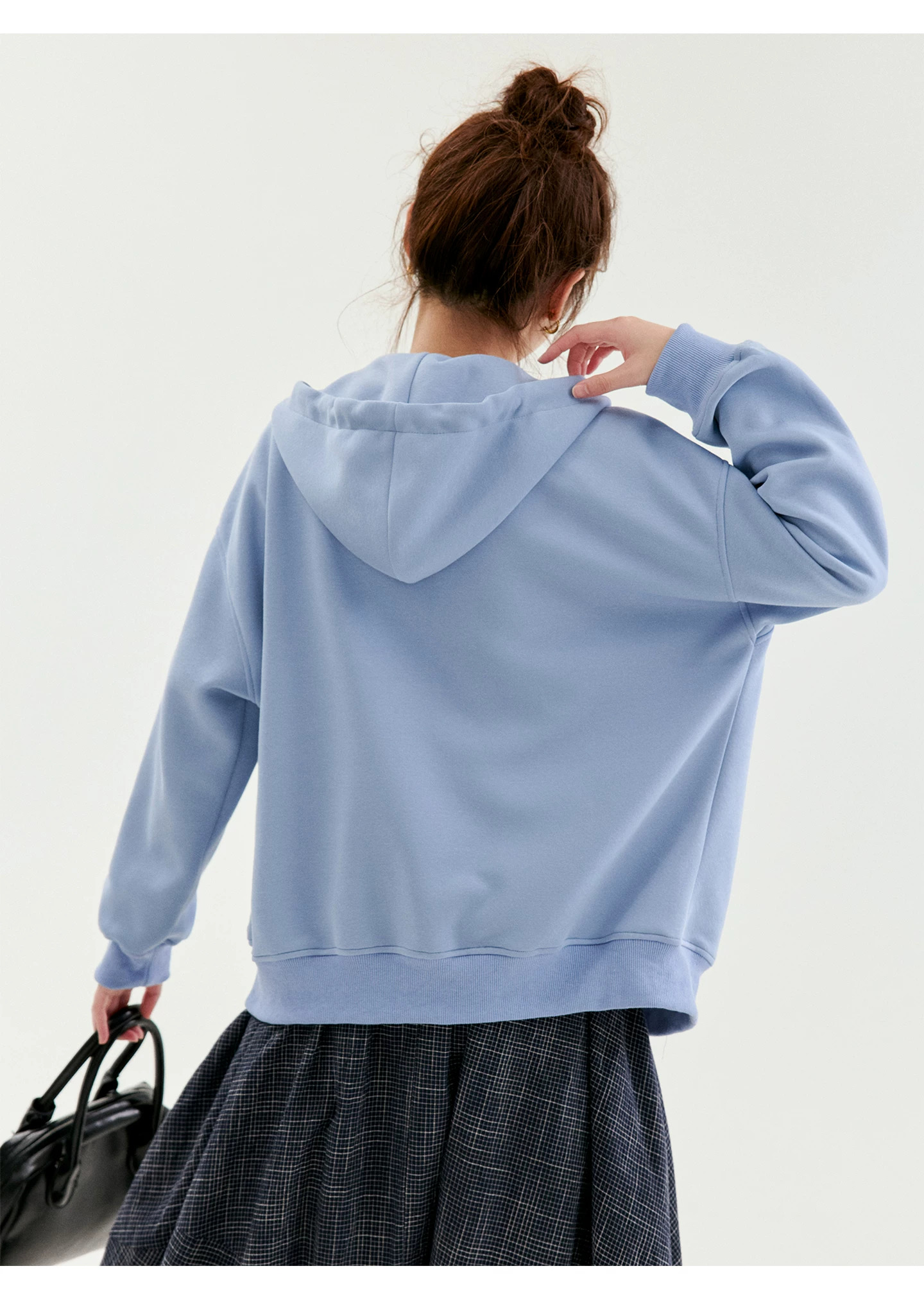 少女感藍色連帽拉鍊外套女秋季新款寬鬆衛衣上衣,少女感藍色連帽拉鍊外套女秋季新款寬鬆衛衣上衣,HBFW5003,少女感藍色連帽拉鍊外套女秋季新款寬鬆衛衣上衣,連帽外套,舒適好穿