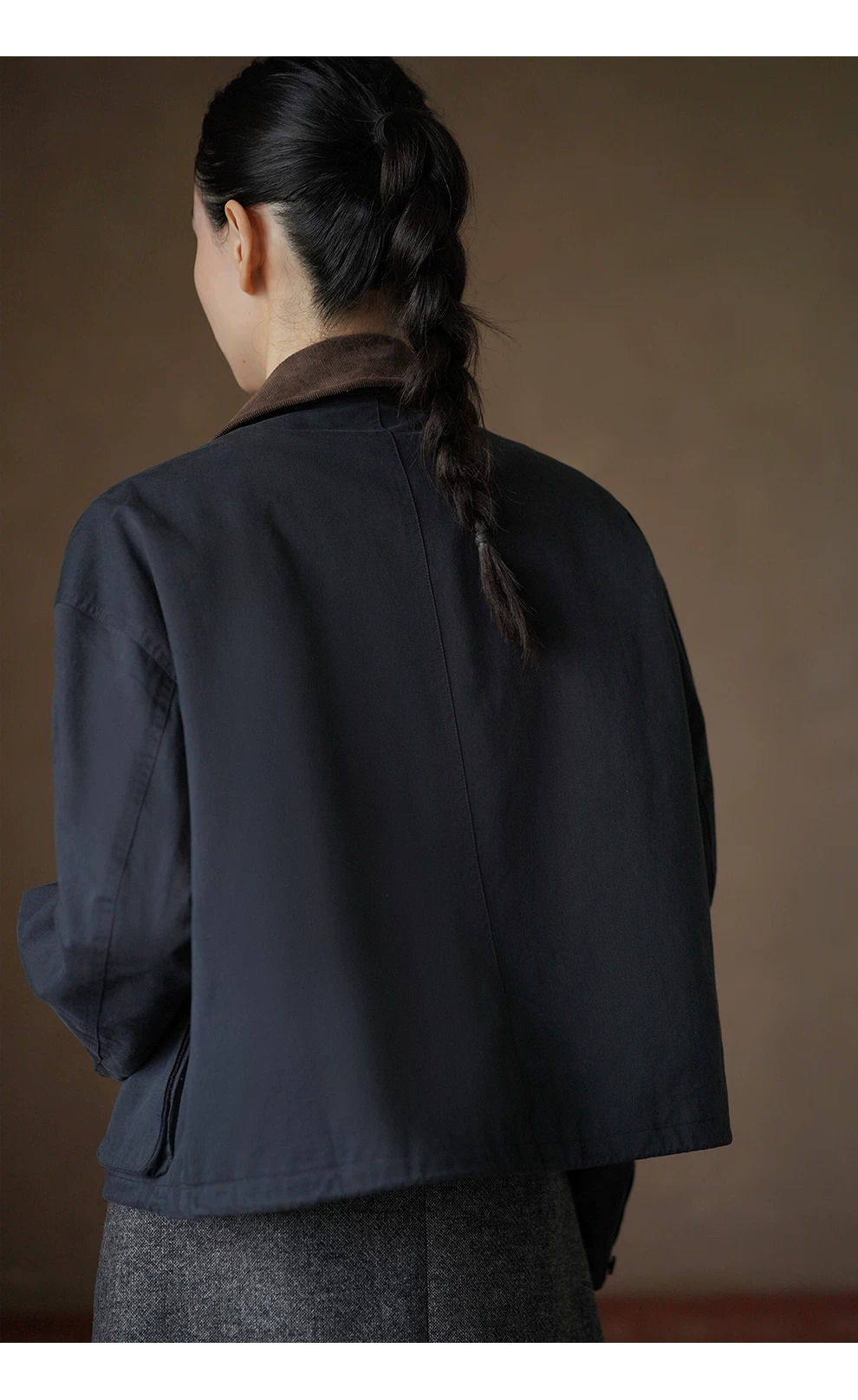 挺括100棉工裝感燈芯絨撞色翻領短版寬鬆顯瘦夾克外套女,挺括100棉工裝感燈芯絨撞色翻領短版寬鬆顯瘦夾克外套女,HBFW5024,挺括100棉工裝感燈芯絨撞色翻領短版寬鬆顯瘦夾克外套女,中性夾克,全棉面料