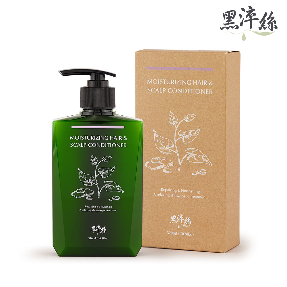 黑淬絲│水潤輕感髮肌護髮素(清新含羞草)320ml/瓶(效期2028.12.10)