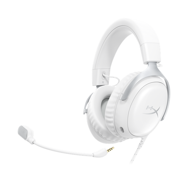 HyperX Cloud III 颶風3 遊戲電競耳機-白(BS7C1AA)