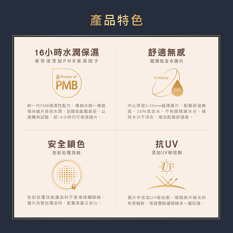 MI TESORO 蜜緹彩色日拋10片裝-紅夜月光,蜜緹月光,亞洲安視達,隱眼,隱形眼鏡,高顯色