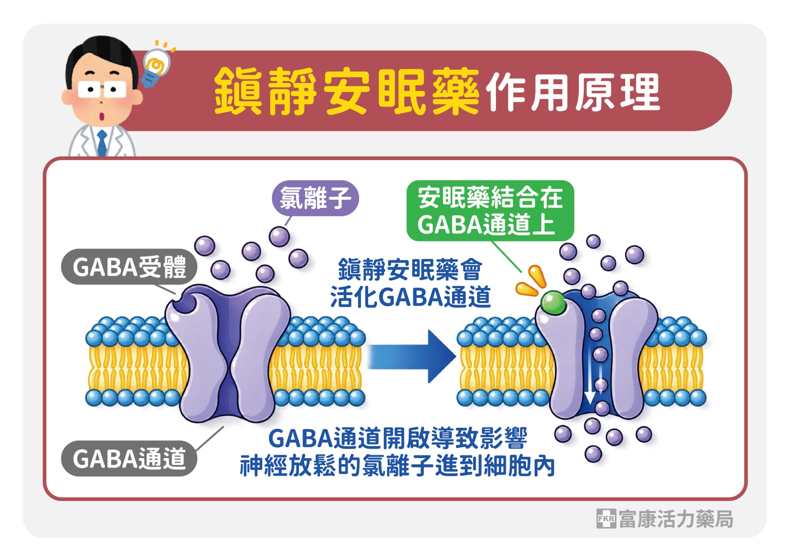 鎮靜安眠藥原理,安眠藥原理,GABA,安眠藥