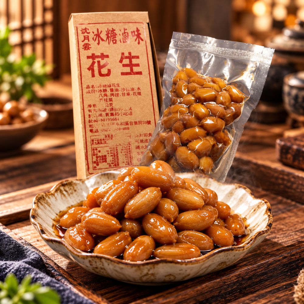 沈月雲冰糖滷味花生(80g)