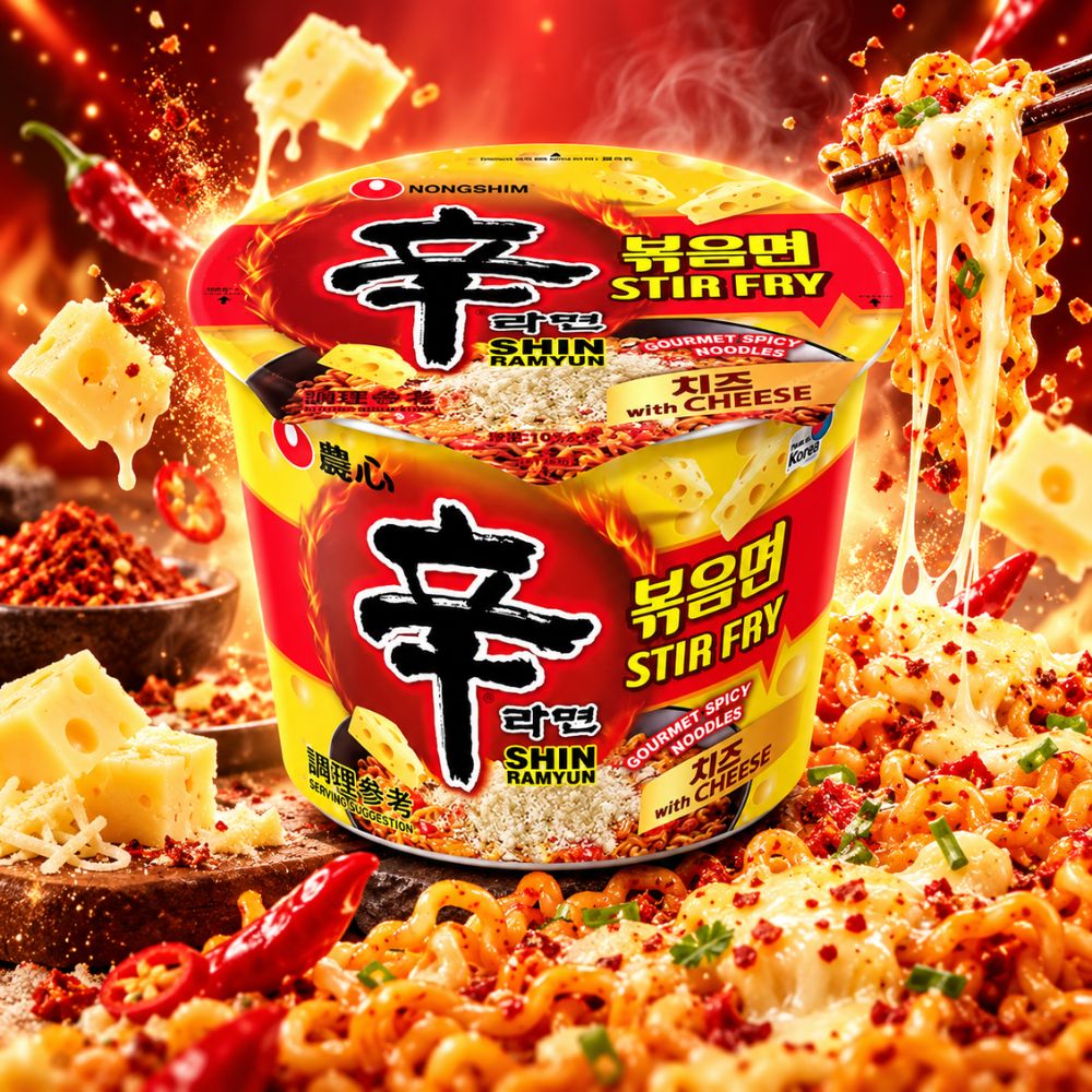 農心辛炒麵(起司風味)大碗麵