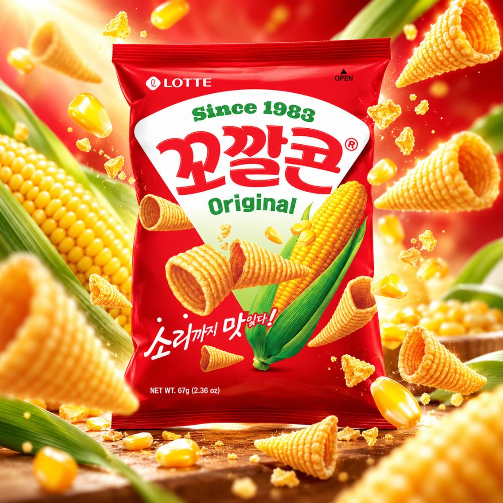 韓國樂天玉米脆角-原味