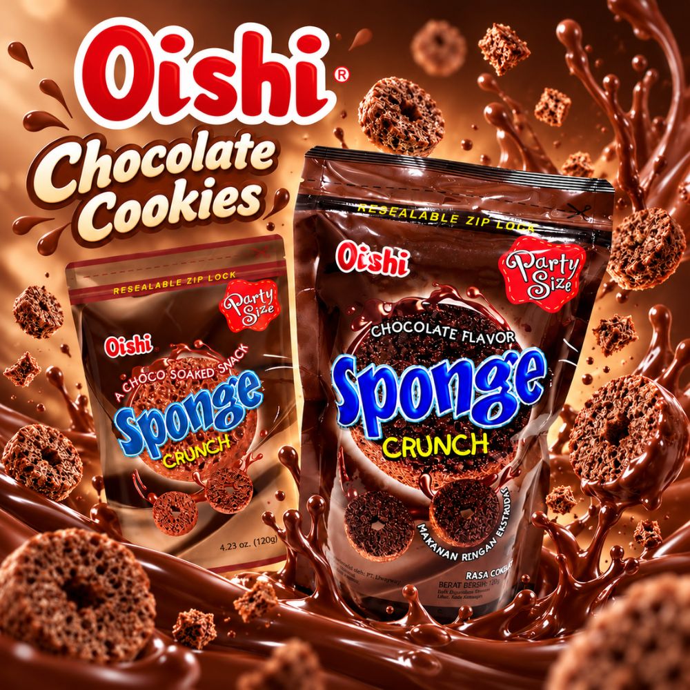 Oishi 可可風味風味甜甜圈造型餅乾