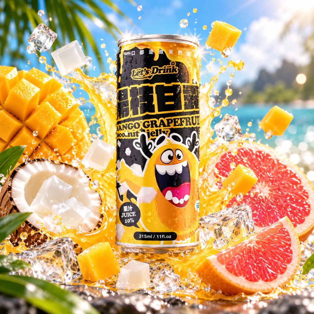 Let's Drink 楊枝甘露/荔枝甘露 320ml/12入,U53210001,Let'sDrink楊枝甘露/荔枝甘露320ml/12入,隨手即飲,果粒口感,濃郁果香