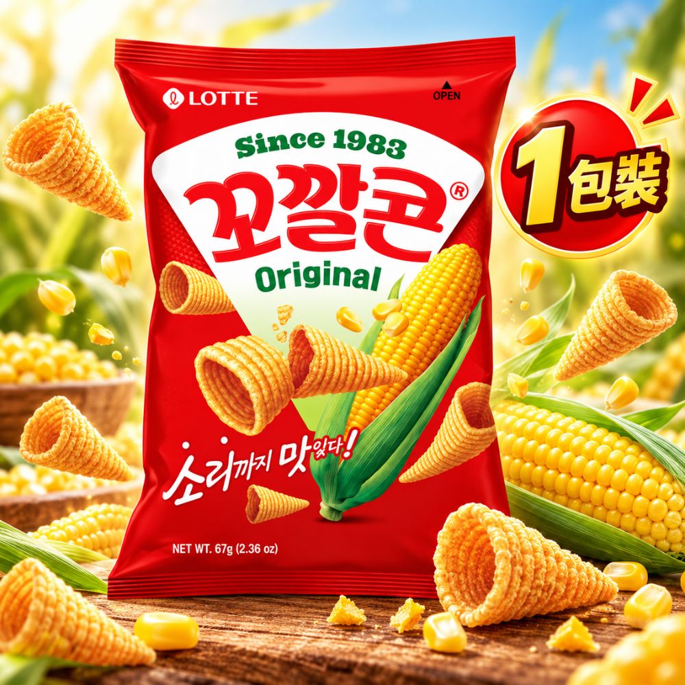 韓國樂天玉米脆角-原味