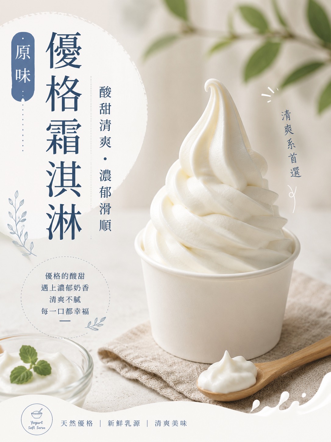 原味優格霜淇淋粉-2.5x