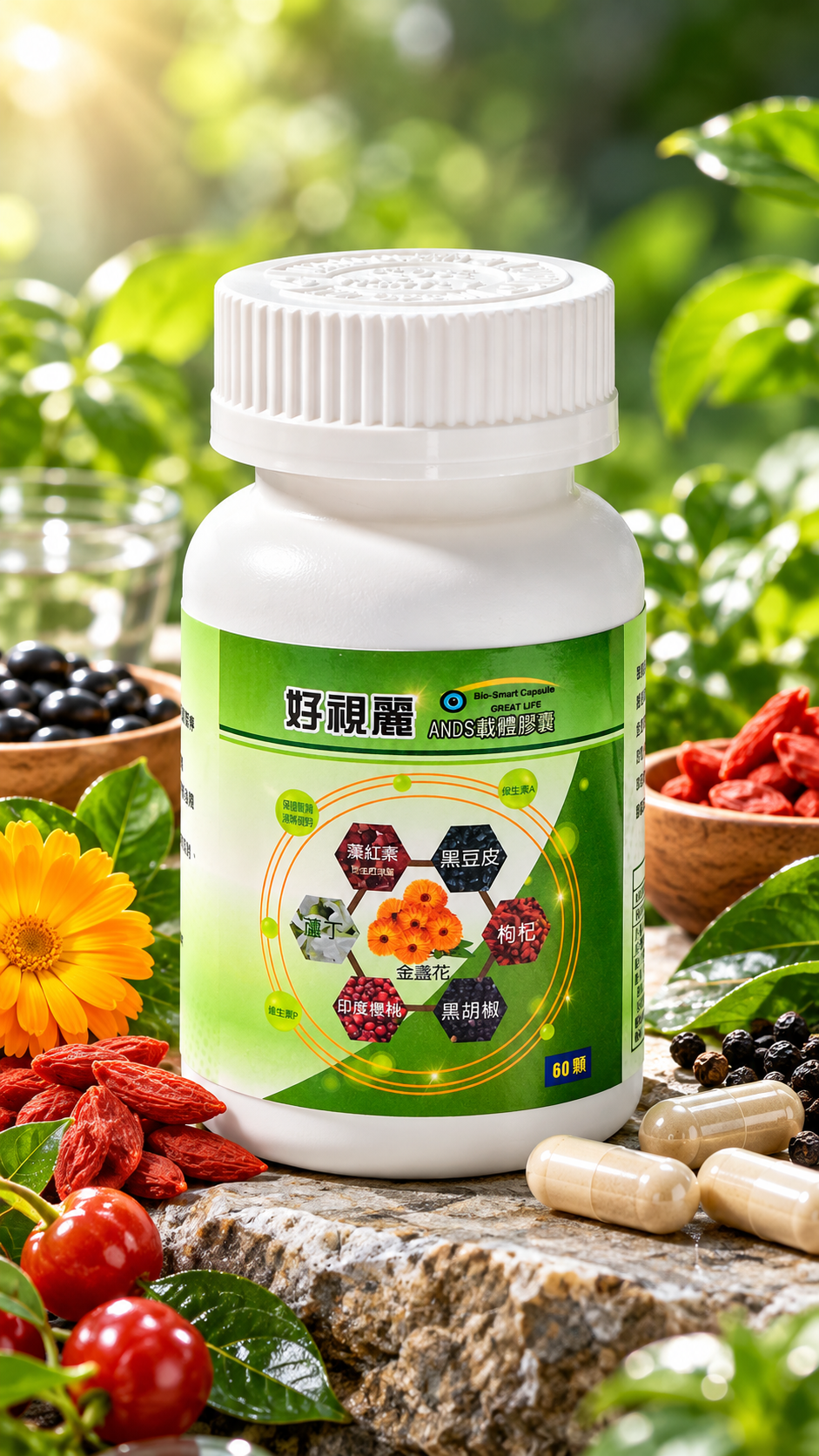 M168【艾菲托】好視麗,夜間駕駛保養,靈魂之窗,上班族保健,ANDS膠囊,枸杞萃取