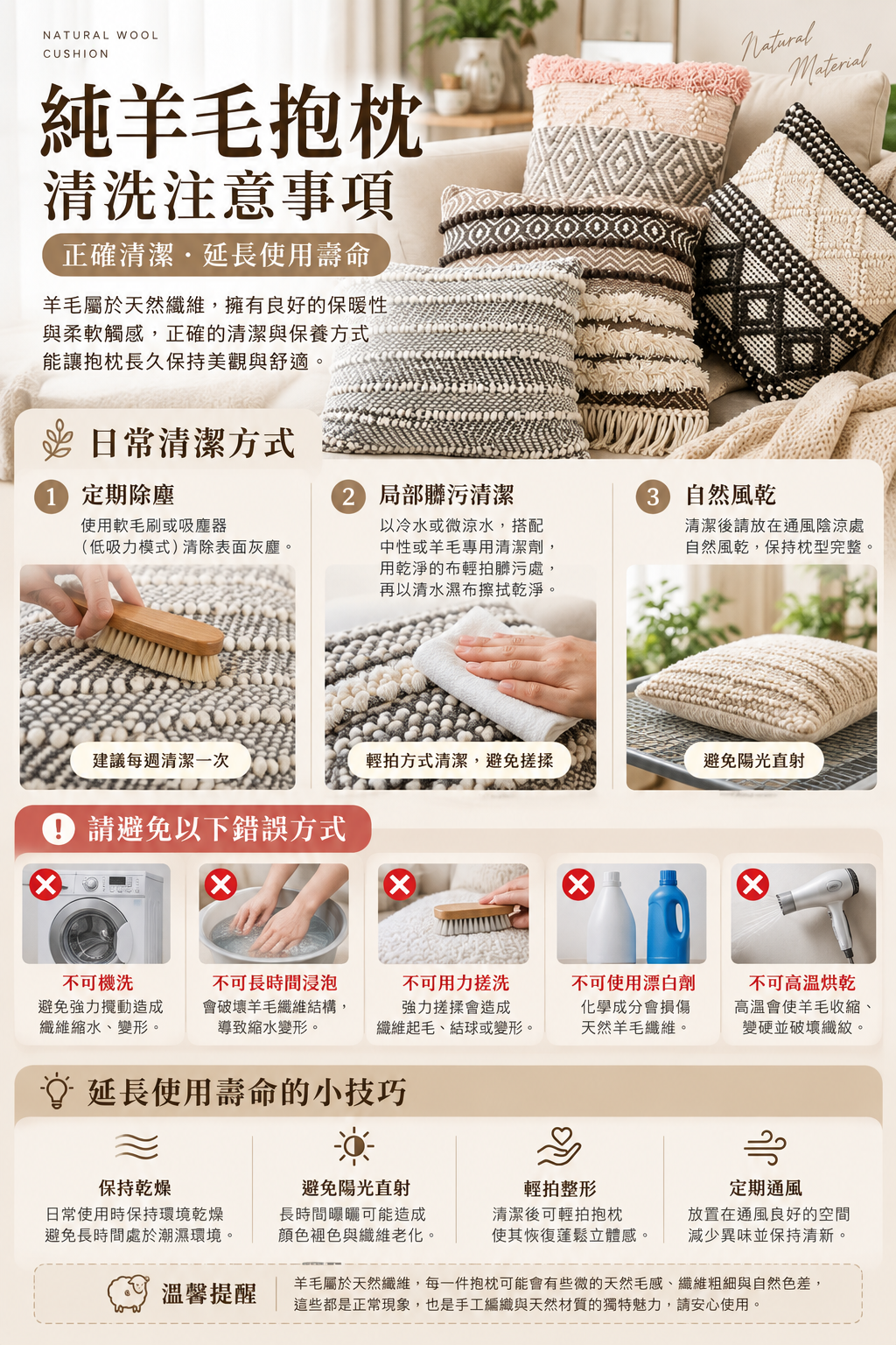 C19 印度羊毛抱枕,U62750001,C19印度羊毛抱枕,天然,羊毛抱枕,手工