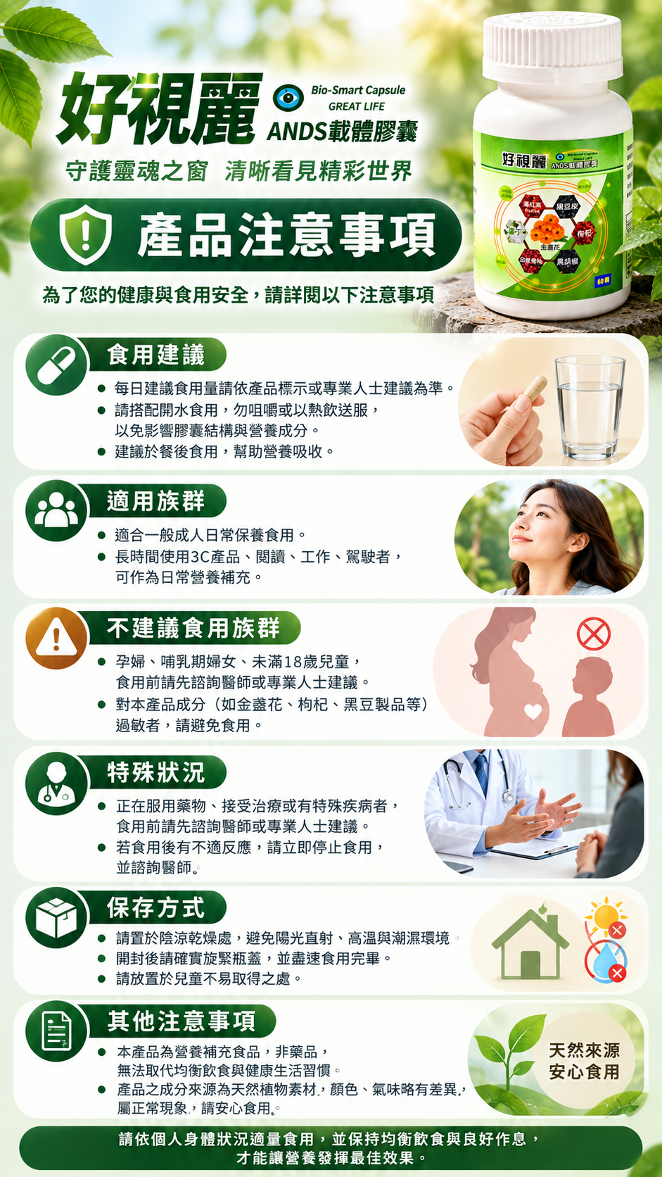 M168【艾菲托】好視麗,夜間駕駛保養,靈魂之窗,上班族保健,ANDS膠囊,枸杞萃取