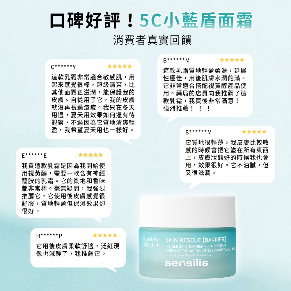 M162【SENSILIS森思黎絲】SOS屏障舒緩修護霜,西班牙保養品,醫美後保養,A醇修護,益生元保養,角鯊烷