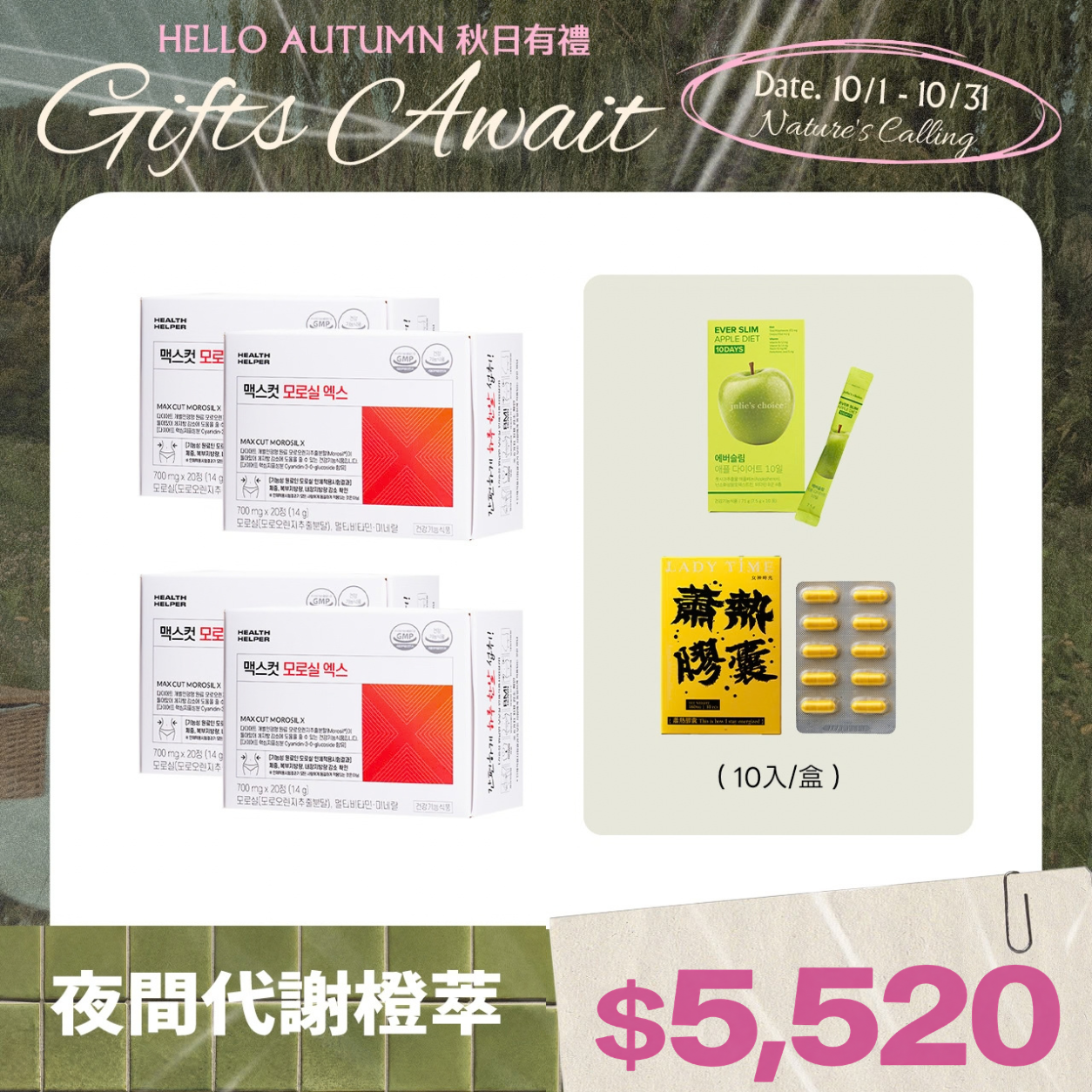 夜間代謝橙萃X4盒