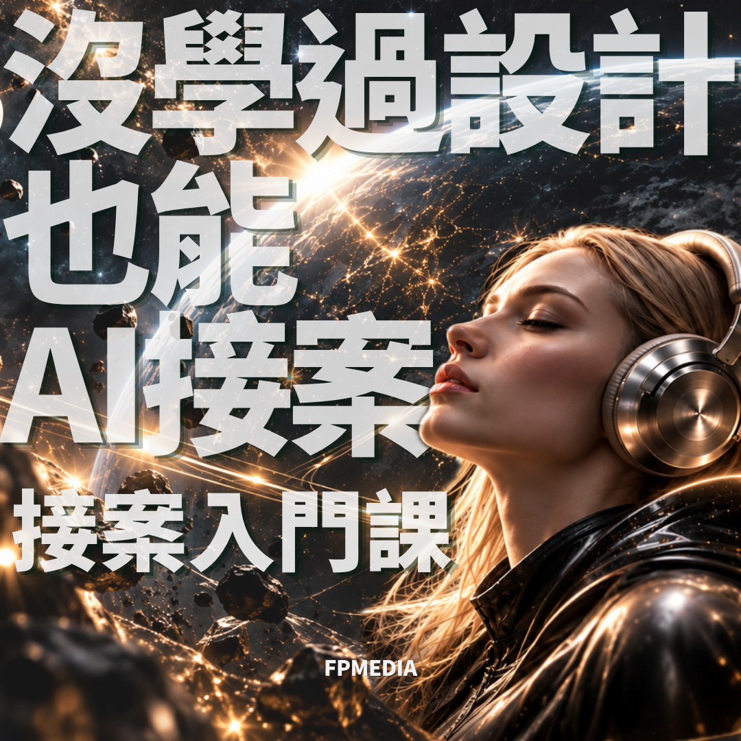 沒學過設計也能接案：AI 接案入門課